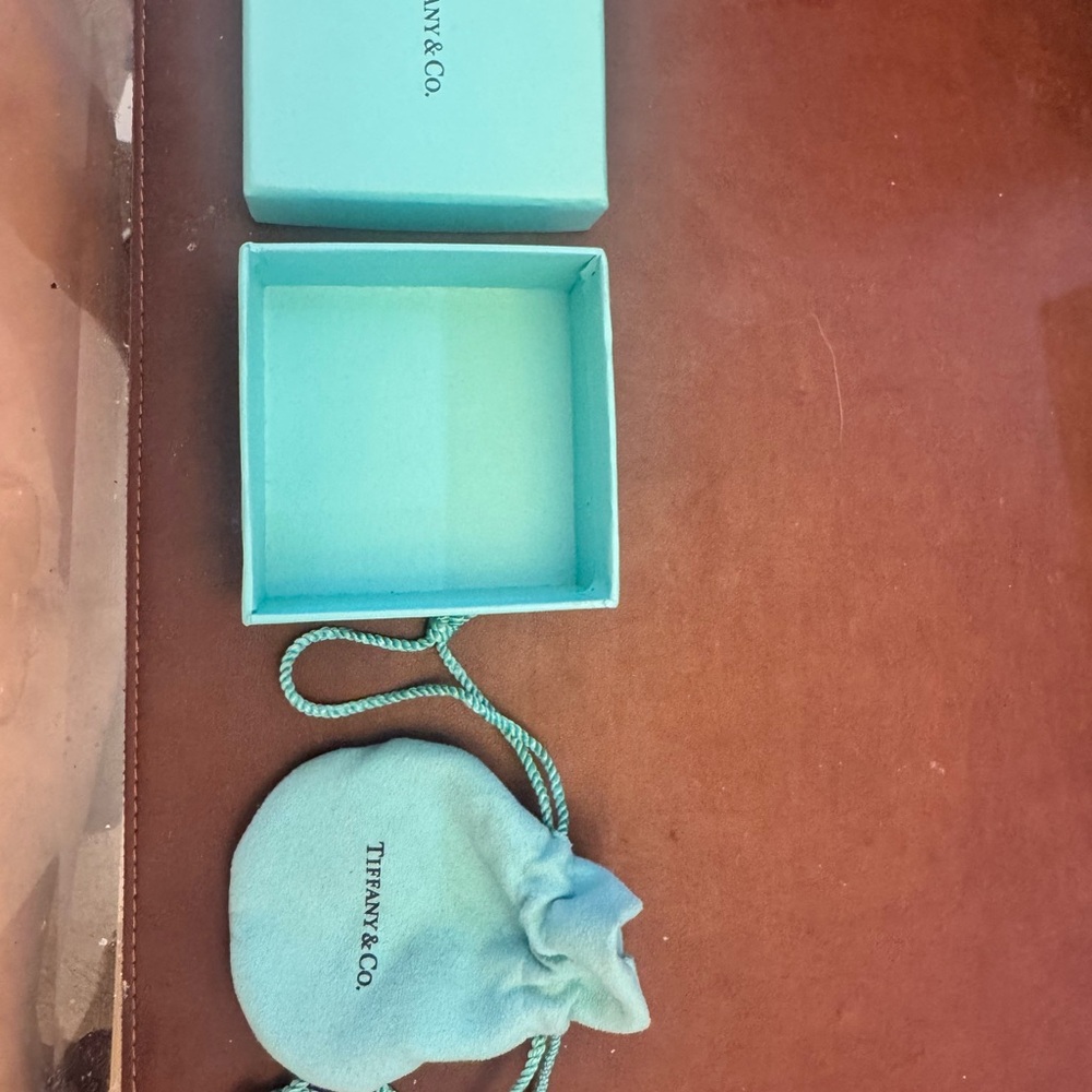 Tiffany & Co. Turquoise Box and Pouch Set